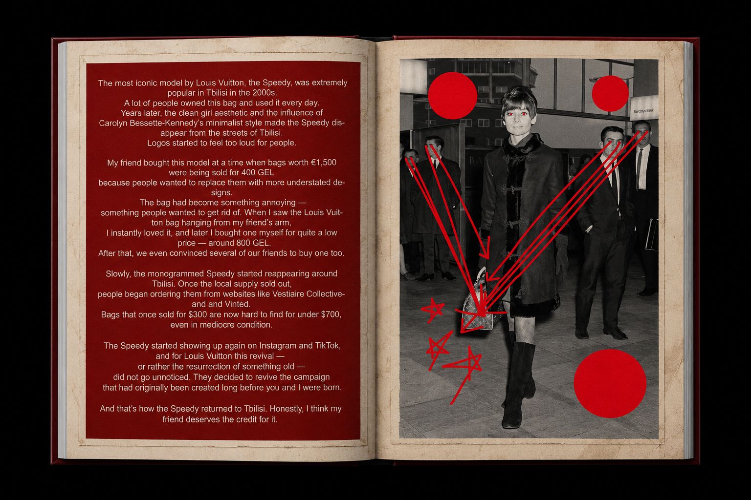 Book spread — Speedy story